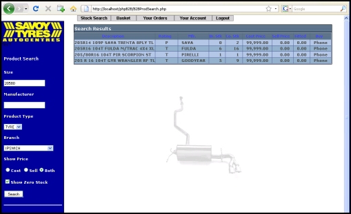 B2B tyre software