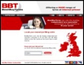 BestBuyTyres Enter Post code page